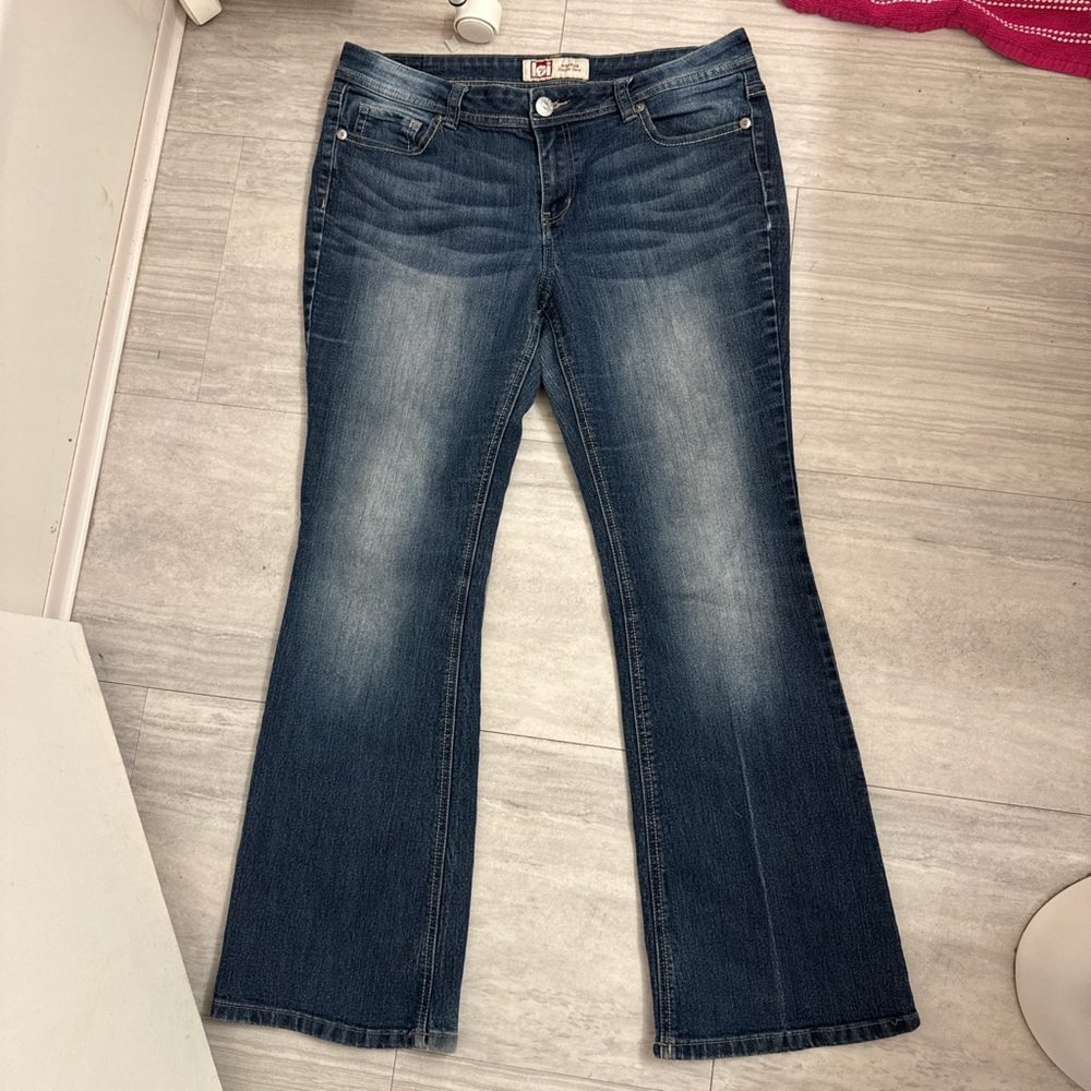 LEI Dark Blue Flare Jeans